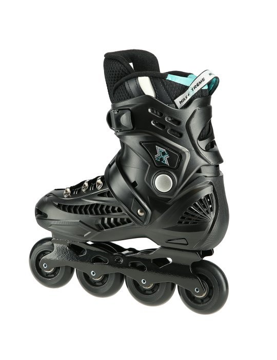 NA20001 BLACK SIZE 43 SLALOM IN-LINE SKATES NILS EXTREME