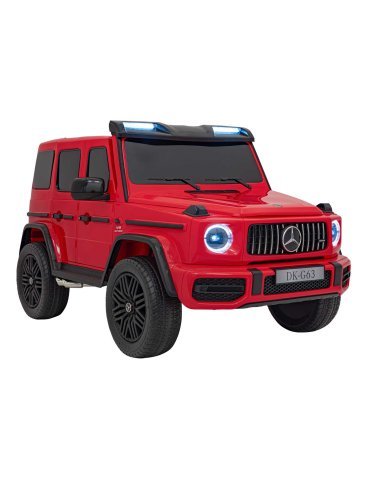 Voiture Électrique Enfant Mercedes G63 AMG XXL Rouge 24V 4x200W