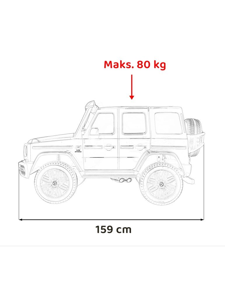 Mercedes Benz G63 AMG XXL Coche Eléctrico Infantil