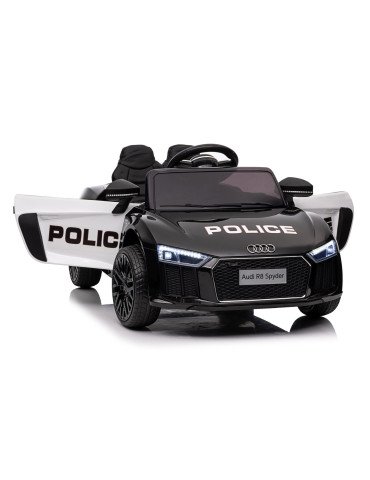 Audi R8 Policía 12V – Coche Eléctrico Infantil con Contr