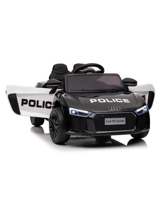 Audi R8 Policía 12V – Coche Eléctrico Infantil con Control Remoto