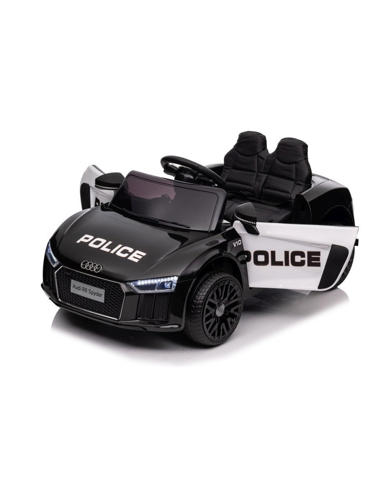 Audi R8 Policía 12V – Coche Eléctrico Infantil con Control Remoto - Vista 2