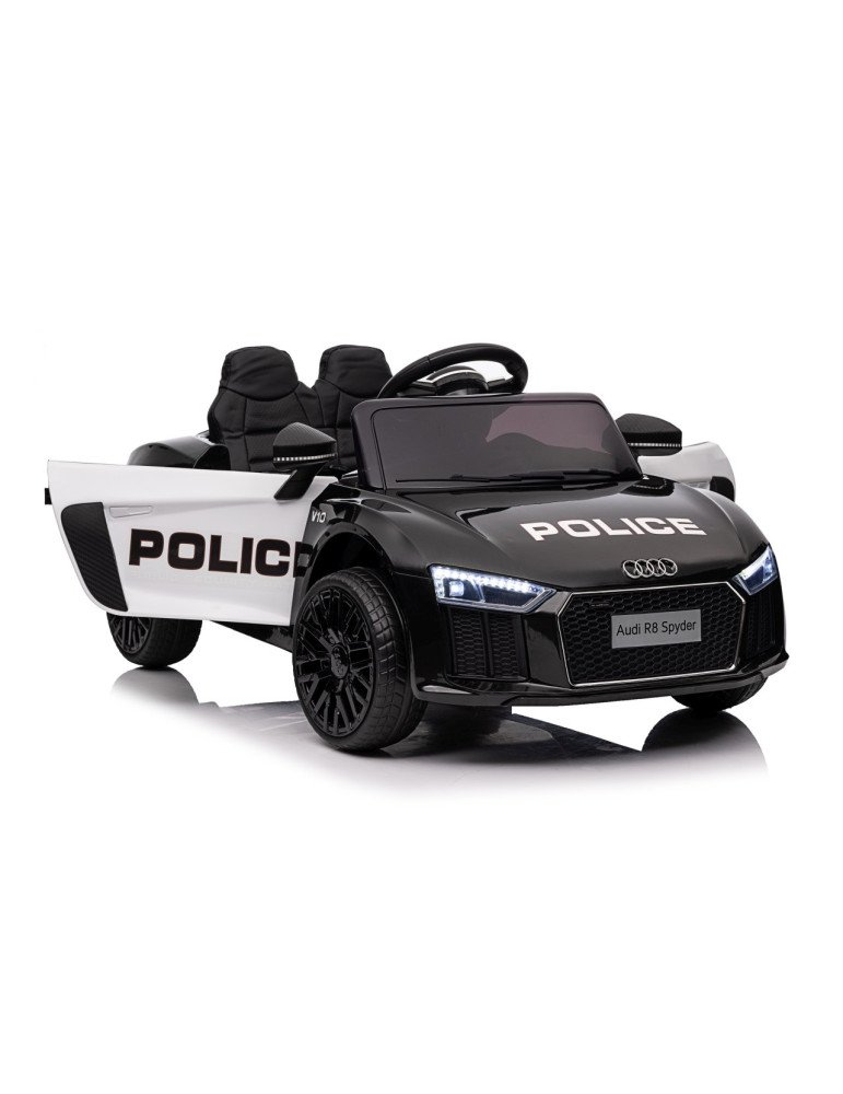Audi R8 Policía 12V – Coche Eléctrico Infantil con Control Remoto - Vista 3