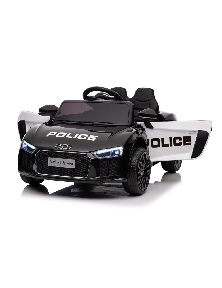 Audi R8 Policía 12V – Coche Eléctrico Infantil con Control Remoto