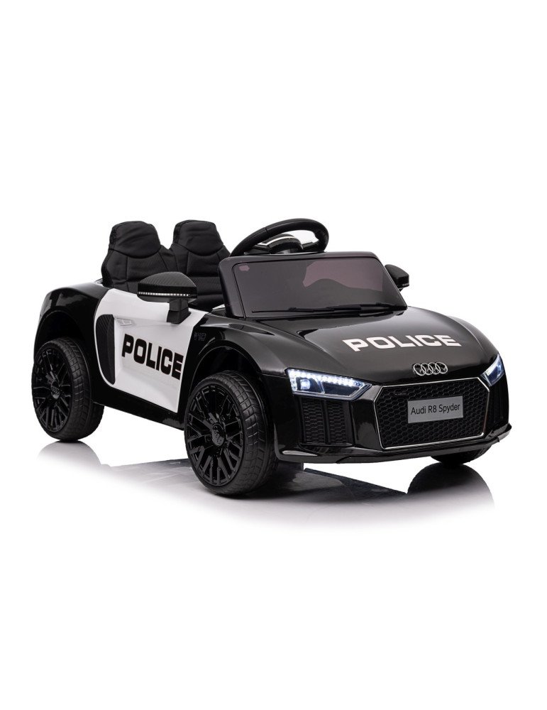 Audi R8 Policía 12V – Coche Eléctrico Infantil con Control Remoto - Vista 9