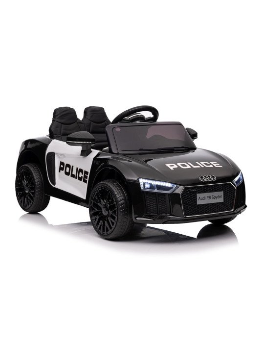 Audi R8 Policía 12V – Coche Eléctrico Infantil con Control Remoto