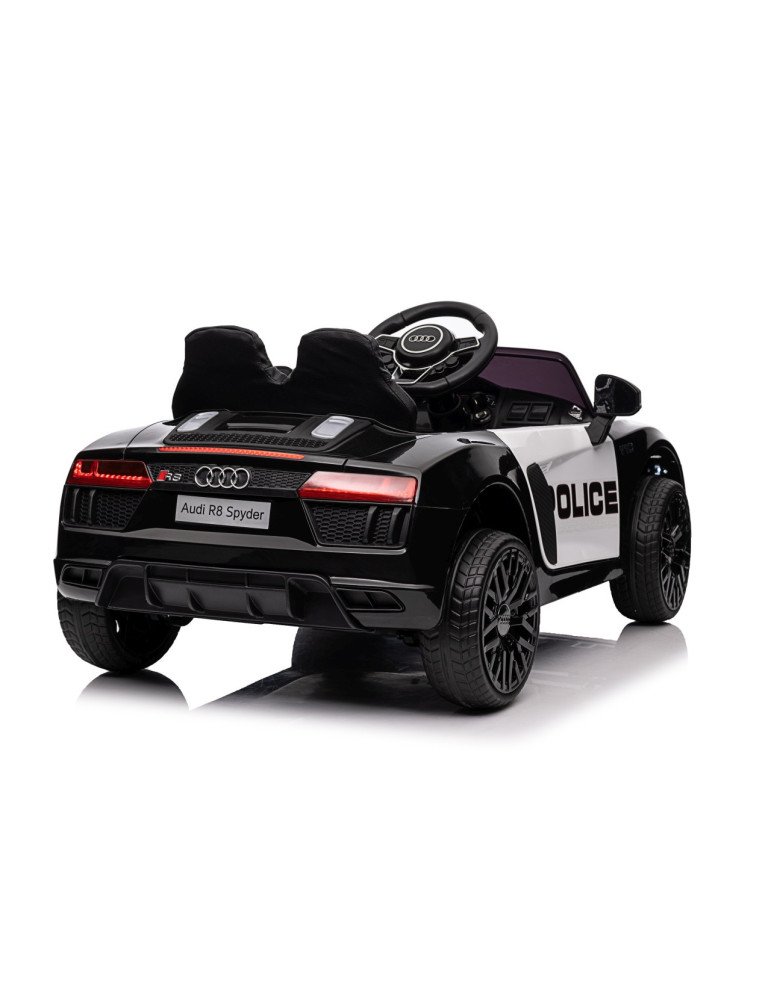 Audi R8 Policía 12V – Coche Eléctrico Infantil con Control Remoto - Vista 12