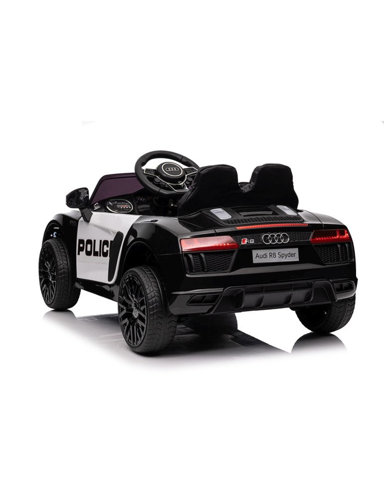 Audi R8 Policía 12V – Coche Eléctrico Infantil con Control Remoto - Vista 13
