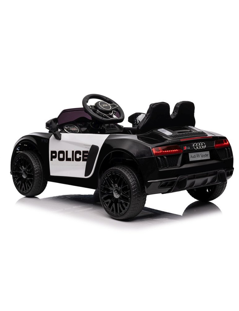 Audi R8 Policía 12V – Coche Eléctrico Infantil con Control Remoto - Vista 15