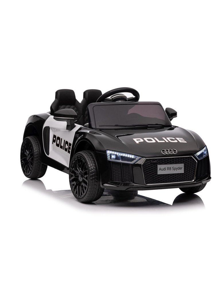 Audi R8 Policía 12V – Coche Eléctrico Infantil con Control Remoto - Vista 24