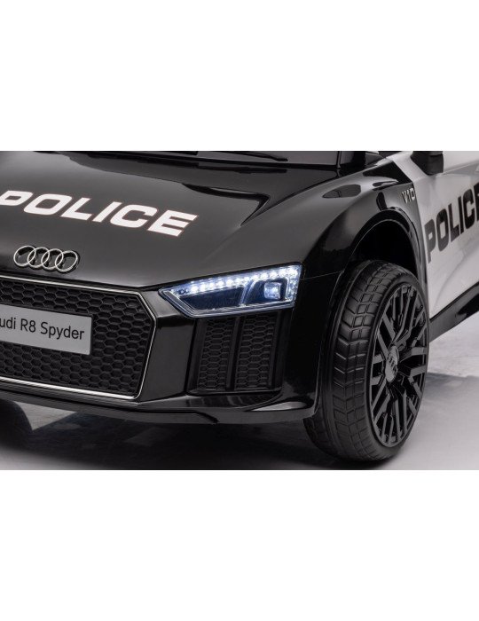 Audi R8 Policía 12V – Coche Eléctrico Infantil con Control Remoto