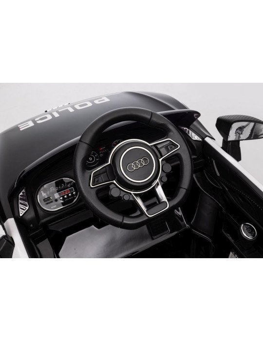 Audi R8 Policía 12V – Coche Eléctrico Infantil con Control Remoto