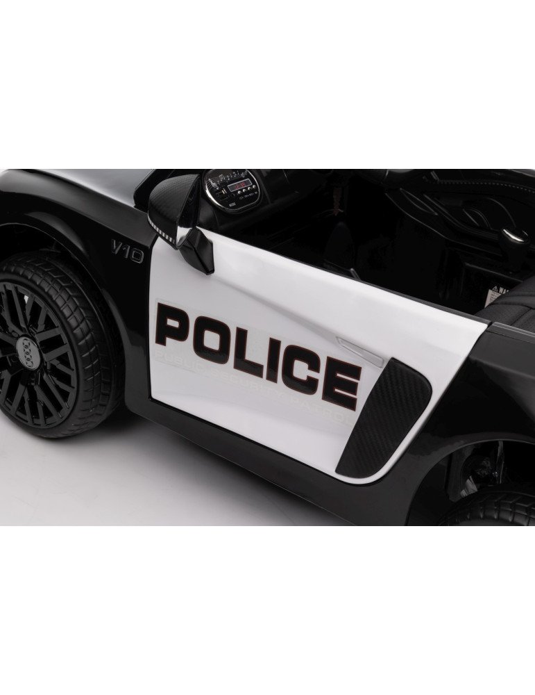 Audi R8 Policía 12V – Coche Eléctrico Infantil con Control Remoto - Vista 49