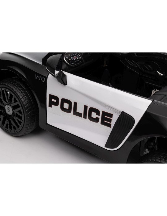 Audi R8 Policía 12V – Coche Eléctrico Infantil con Control Remoto