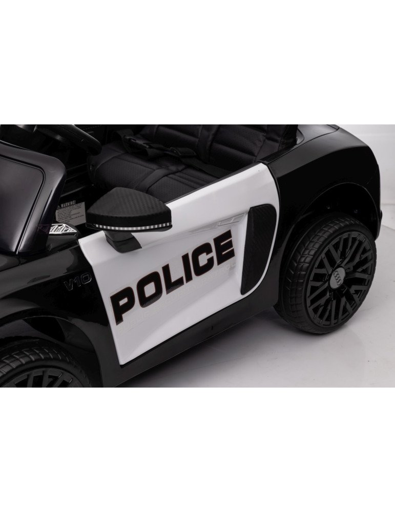 Audi R8 Policía 12V – Coche Eléctrico Infantil con Control Remoto - Vista 50