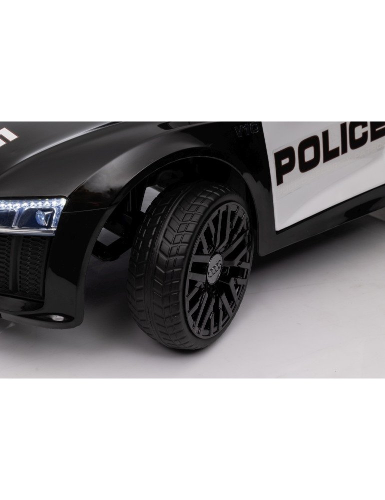 Audi R8 Policía 12V – Coche Eléctrico Infantil con Control Remoto - Vista 51