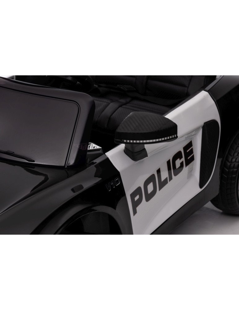 Audi R8 Policía 12V – Coche Eléctrico Infantil con Control Remoto