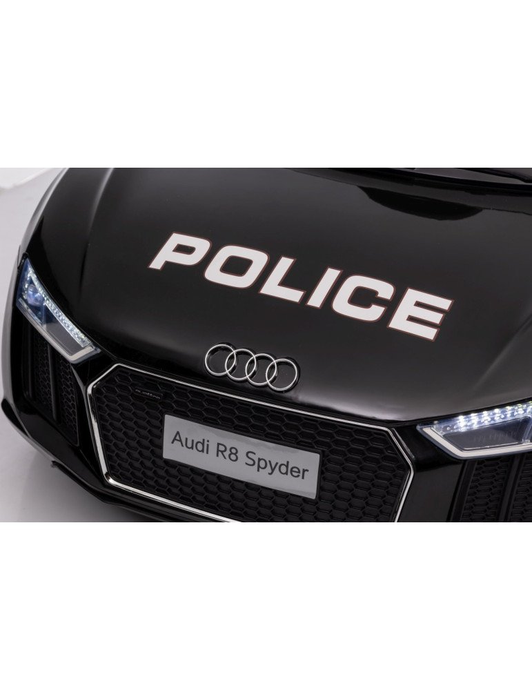 Audi R8 Policía 12V – Coche Eléctrico Infantil con Control Remoto - Vista 54