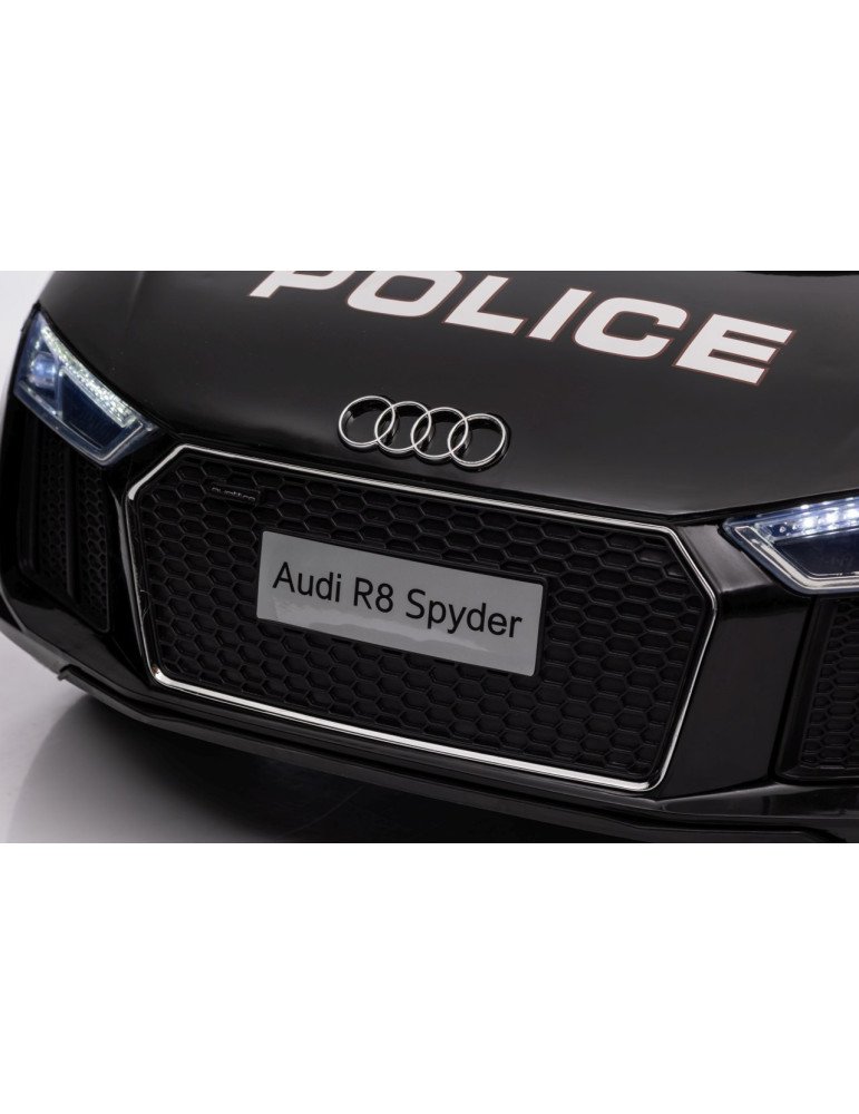 Audi R8 Policía 12V – Coche Eléctrico Infantil con Control Remoto - Vista 55