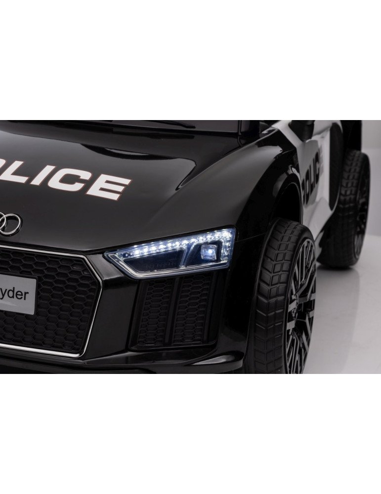 Audi R8 Policía 12V – Coche Eléctrico Infantil con Control Remoto - Vista 56