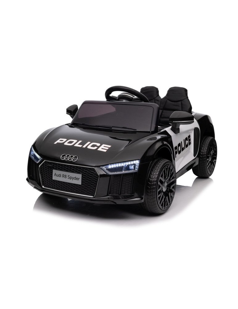 Audi R8 Policía 12V – Coche Eléctrico Infantil con Control Remoto - Vista 60