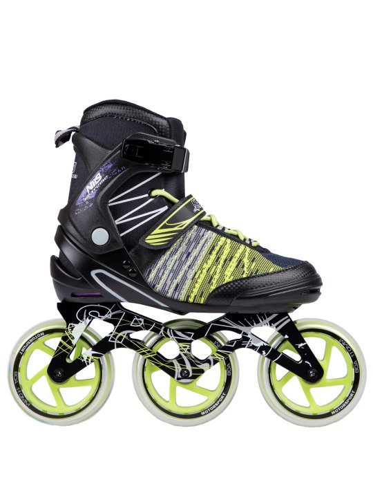 NA1206  BLACK-GREEN SIZE 40 IN-LINE SKATES NILS EXTREME 