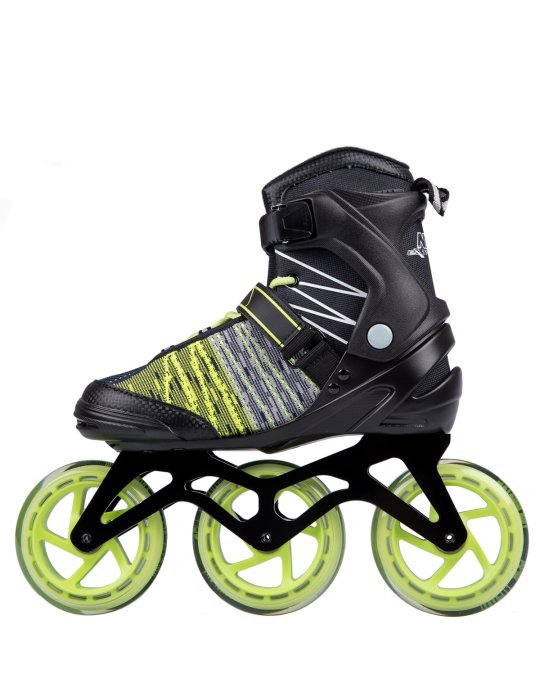 NA1206  BLACK-GREEN SIZE 40 IN-LINE SKATES NILS EXTREME 
