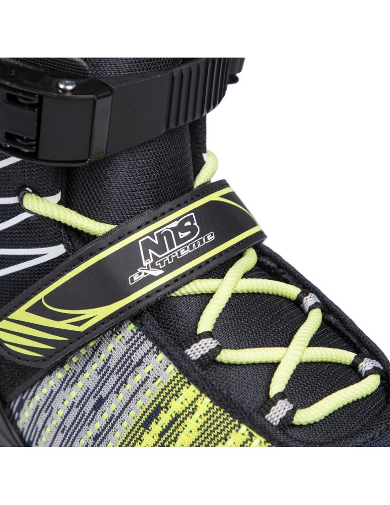 NA1206  BLACK-GREEN SIZE 40 IN-LINE SKATES NILS EXTREME 