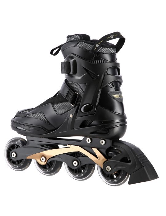 NA2150 BLACK-GOLD SIZE 37 IN-LINE SKATES NILS EXTREME