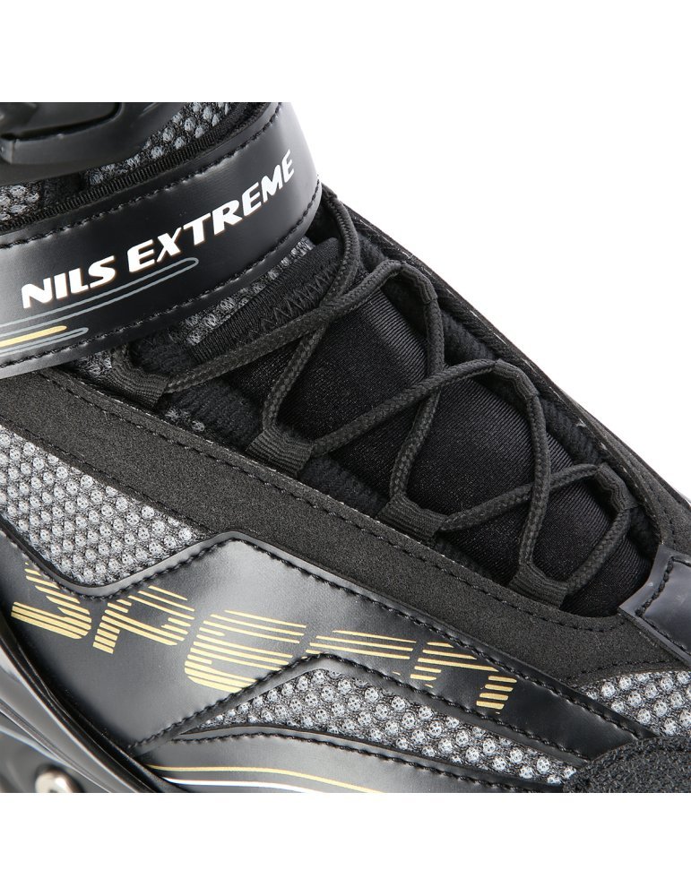 NA2150 BLACK-GOLD SIZE 37 IN-LINE SKATES NILS EXTREME
