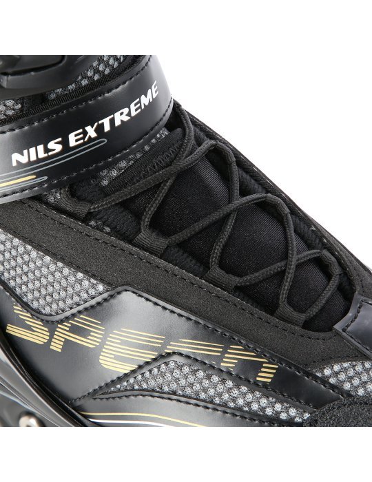 NA2150 BLACK-GOLD SIZE 37 IN-LINE SKATES NILS EXTREME