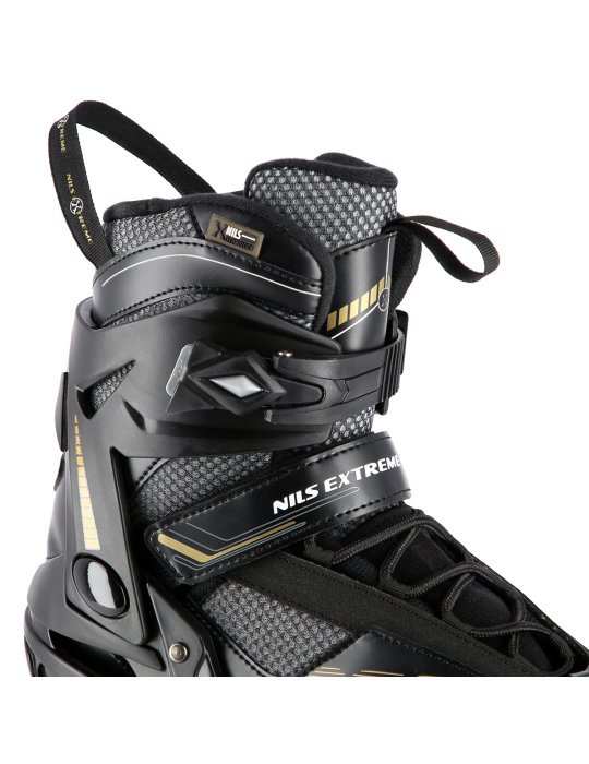 NA2150 BLACK-GOLD SIZE 37 IN-LINE SKATES NILS EXTREME
