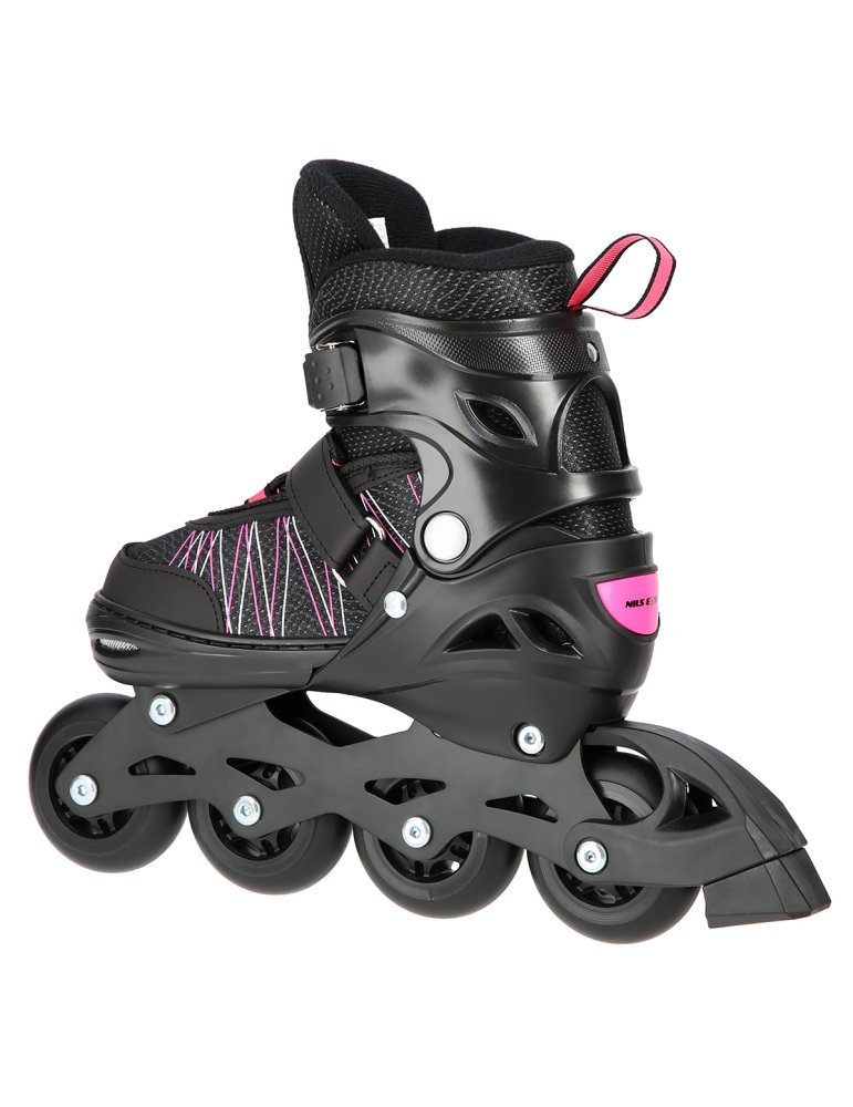 NH11912 A 2IN1 BLACK/PINK SIZE L(39-42) IN-LINE SKATES/HOCKEY ICE SKATES
