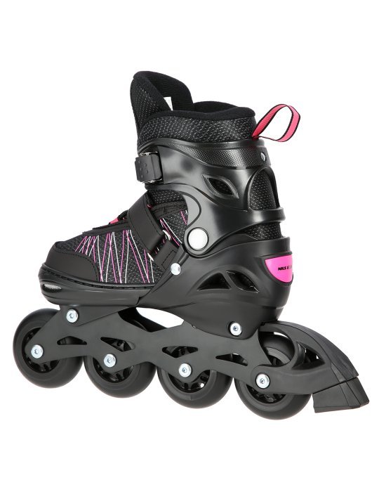 NH11912 A 2IN1 BLACK/PINK SIZE L(39-42) IN-LINE SKATES/HOCKEY ICE SKATES