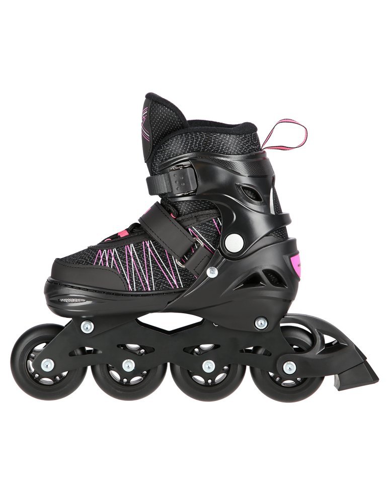 NH11912 A 2IN1 BLACK/PINK SIZE L(39-42) IN-LINE SKATES/HOCKEY ICE SKATES