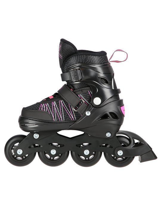 NH11912 A 2IN1 BLACK/PINK SIZE L(39-42) IN-LINE SKATES/HOCKEY ICE SKATES