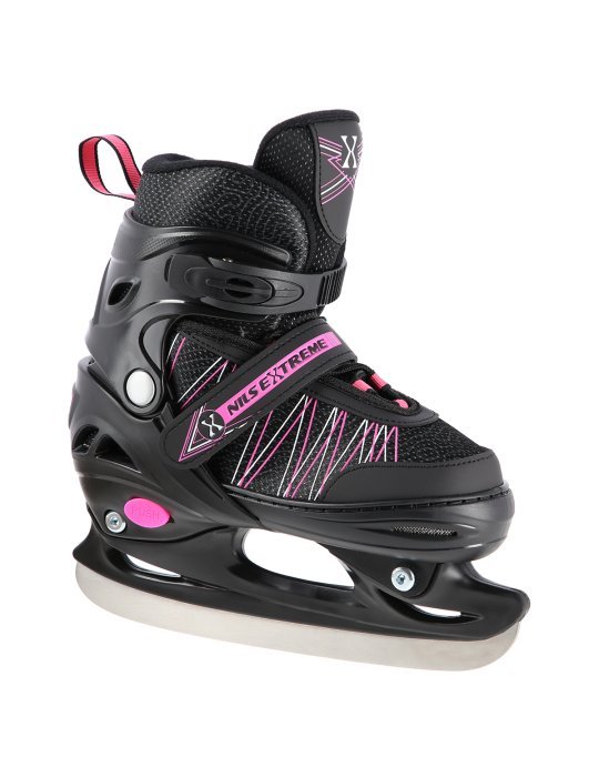 NH11912 A 2IN1 BLACK/PINK SIZE L(39-42) IN-LINE SKATES/HOCKEY ICE SKATES