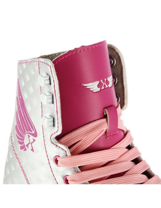 NQ14198 SILVER-PINK SIZE 40 ROLLER SKATES NILS EXTREME