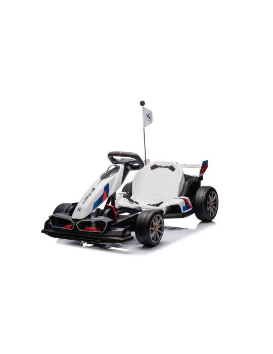 Kart électrique pour enfants BMW 24V avec fonction de derlet et lumières LED