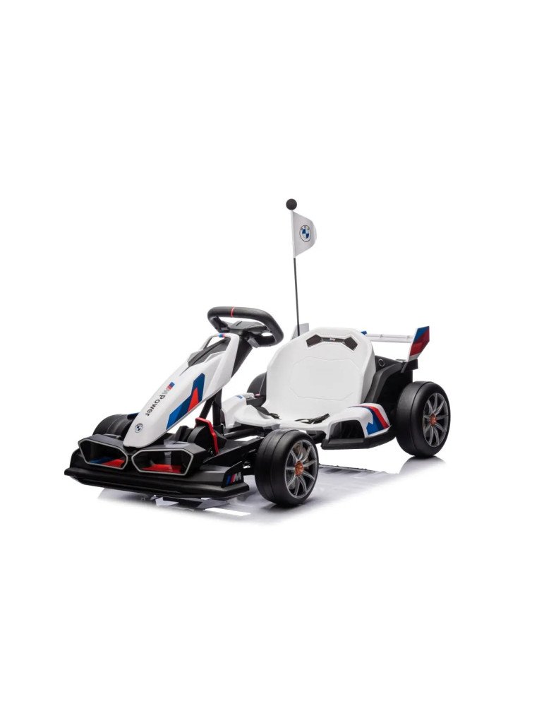 Kart électrique pour enfants BMW 24V avec fonction de derlet et lumières LED