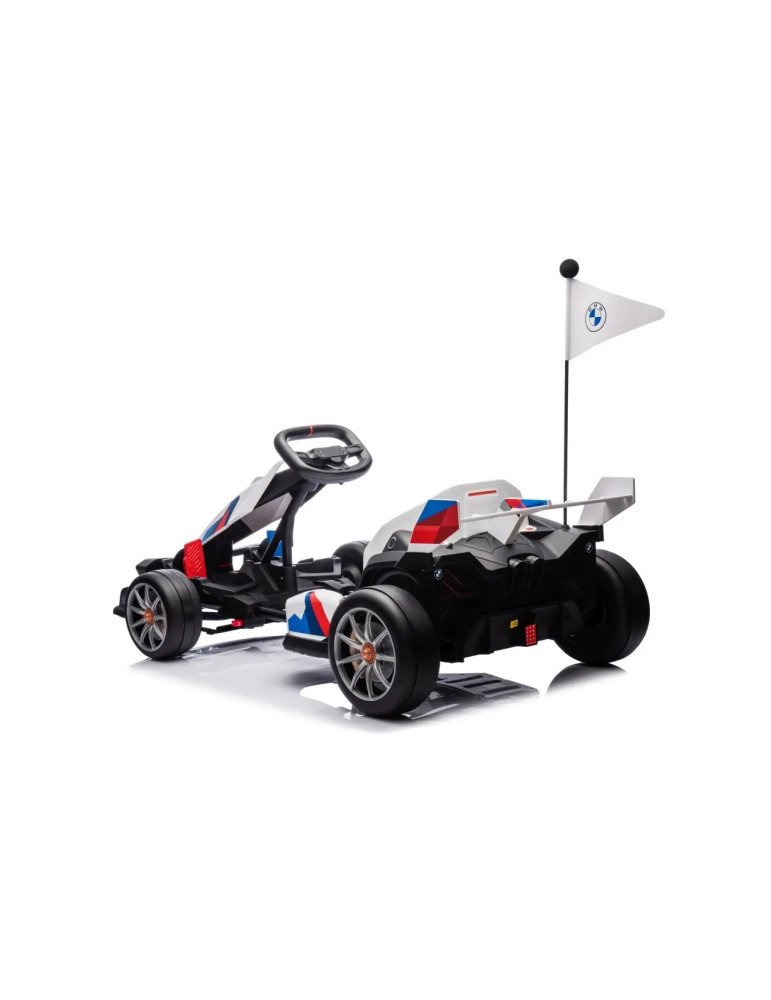 Kart électrique pour enfants BMW 24V avec fonction de derlet et lumières LED