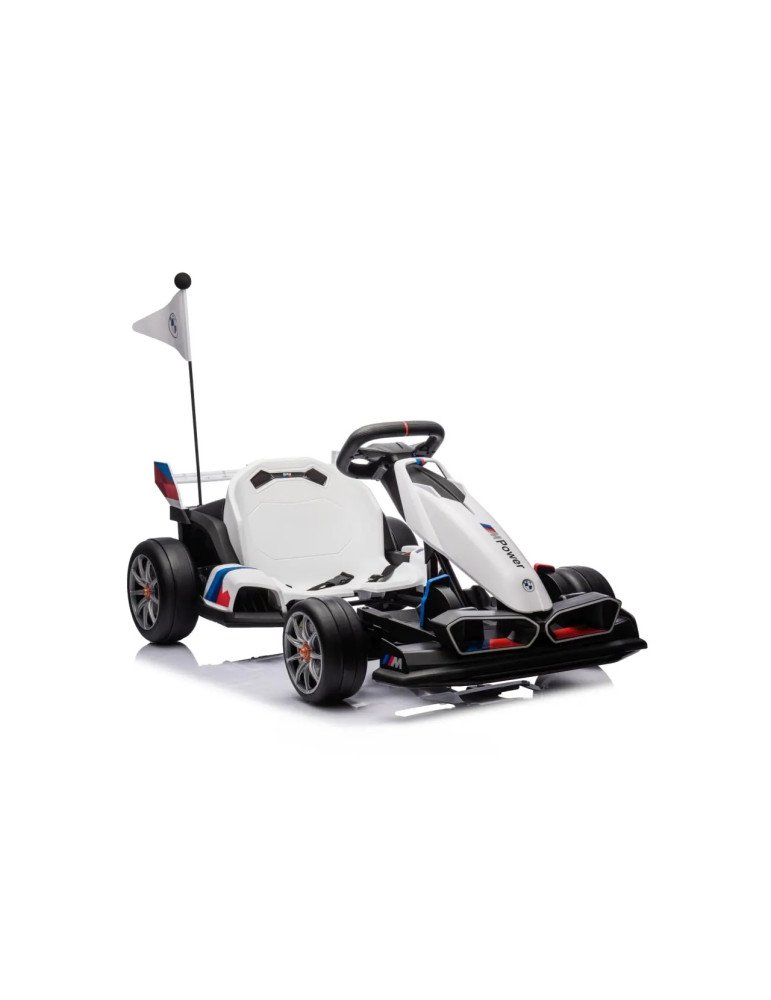 Kart électrique pour enfants BMW 24V avec fonction de derlet et lumières LED