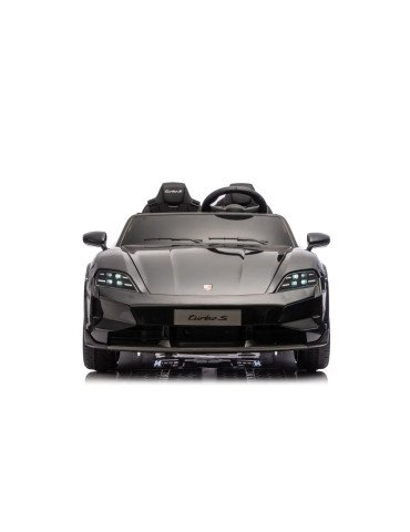 Carro elétrico das crianças Porsche Taycan Turbo S 24V Biplaza com luzes LED 2
