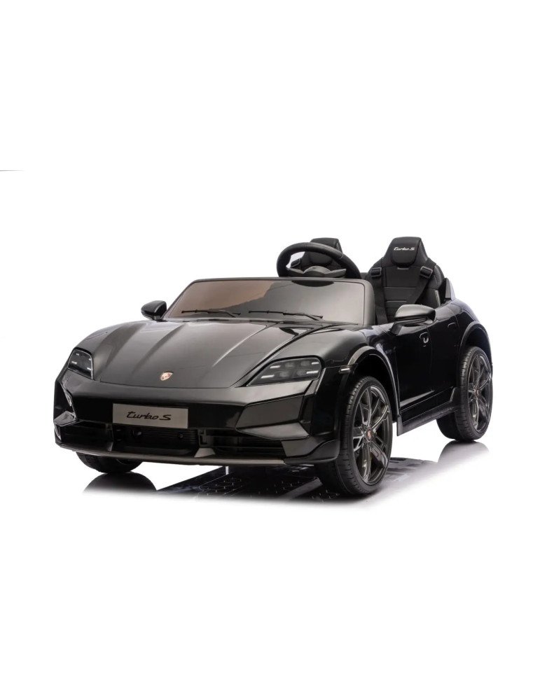 Auto elettrica per bambini Porsche Taycan Turbo S 24V Biplaza con luci a LED
