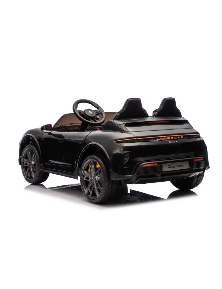 Auto elettrica per bambini Porsche Taycan Turbo S 24V Biplaza con luci a LED