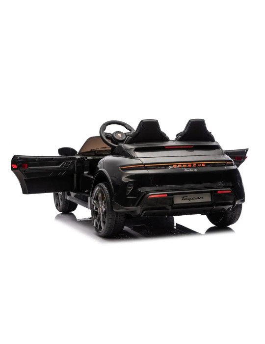 Auto elettrica per bambini Porsche Taycan Turbo S 24V Biplaza con luci a LED