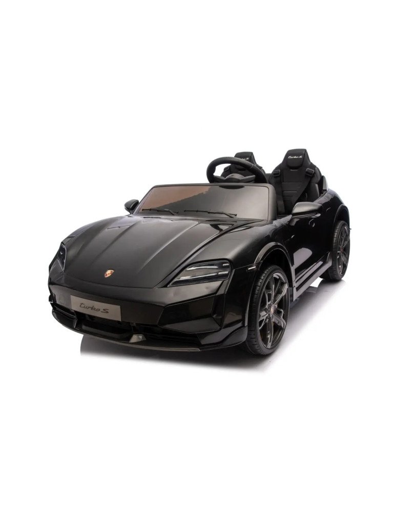 Carro elétrico das crianças Porsche Taycan Turbo S 24V Biplaza com luzes LED