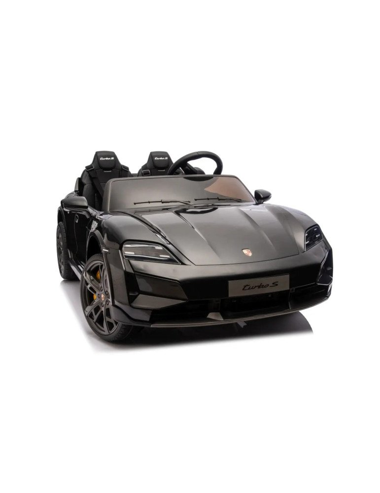 Auto elettrica per bambini Porsche Taycan Turbo S 24V Biplaza con luci a LED