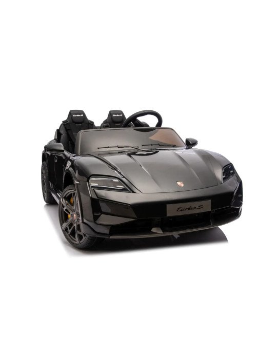 Voiture électrique pour enfants Porsche Taycan Turbo S 24V Biplaza avec des lumières LED