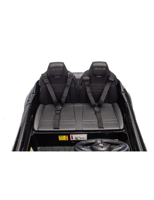 Voiture électrique pour enfants Porsche Taycan Turbo S 24V Biplaza avec des lumières LED